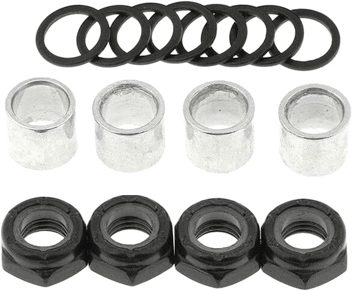 Skateboard Truck Speed Kit met Assen, Moeren en Spacer voor Verbeterde Prestaties bij Buiten Skaten Skateonderdeel kopen online