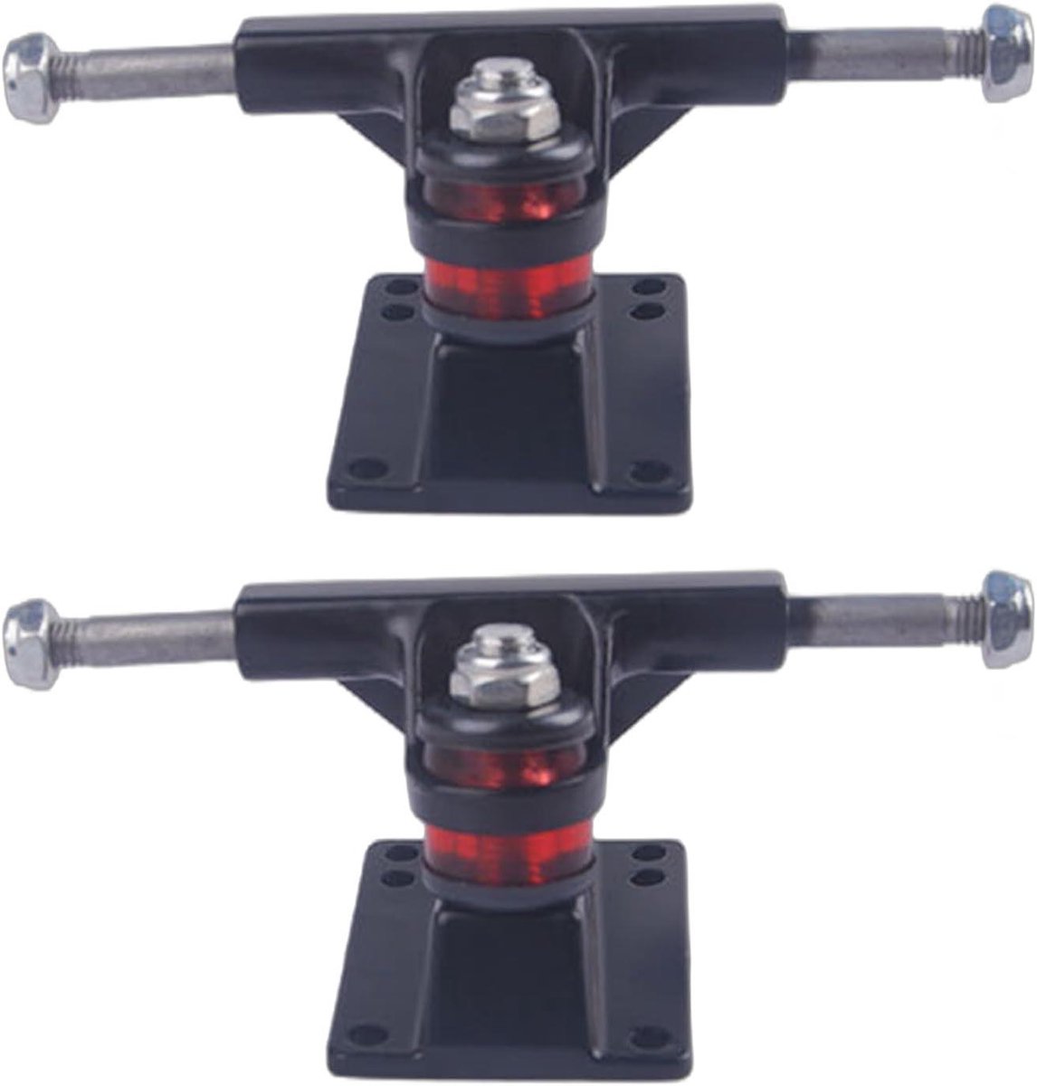 skateboard trucks longboard onderdelen skaten aluminium legering 1 paar zwart