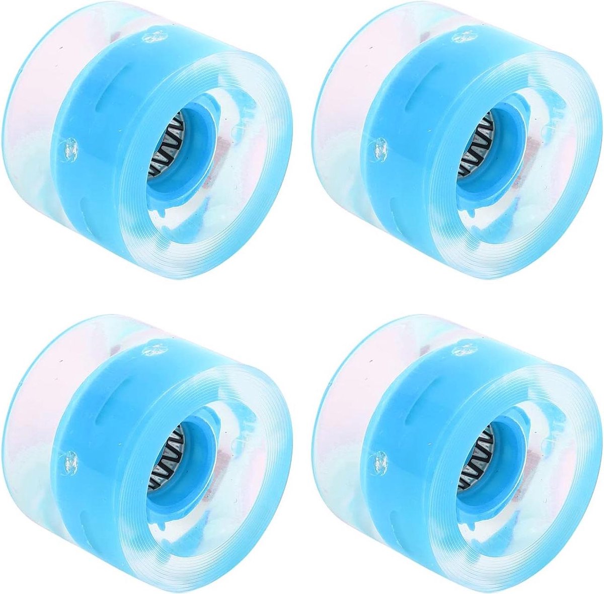 Skateboard wielen - Cruiser wielen - Soepel cruisen - Hoge elasticiteit - 60x45mm 78a - Luchtblauw Skateonderdeel kopen online