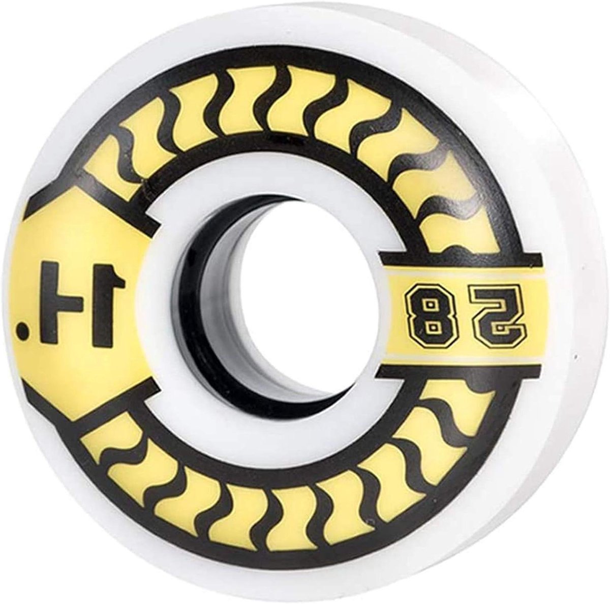 skateboard wielen cruiser wielen straat skaten slijtvast pu materiaal 58mm 85a zwart