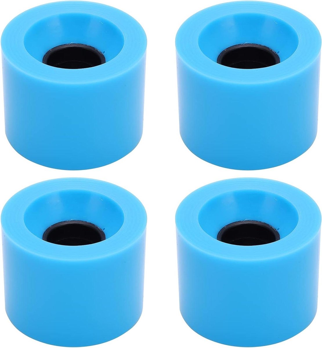 Skateboard Wielen - Longboard Cruiser - Onderdelen Vervangen - Set van Vier - 60mm Diameter - Blauw Skateonderdeel kopen online