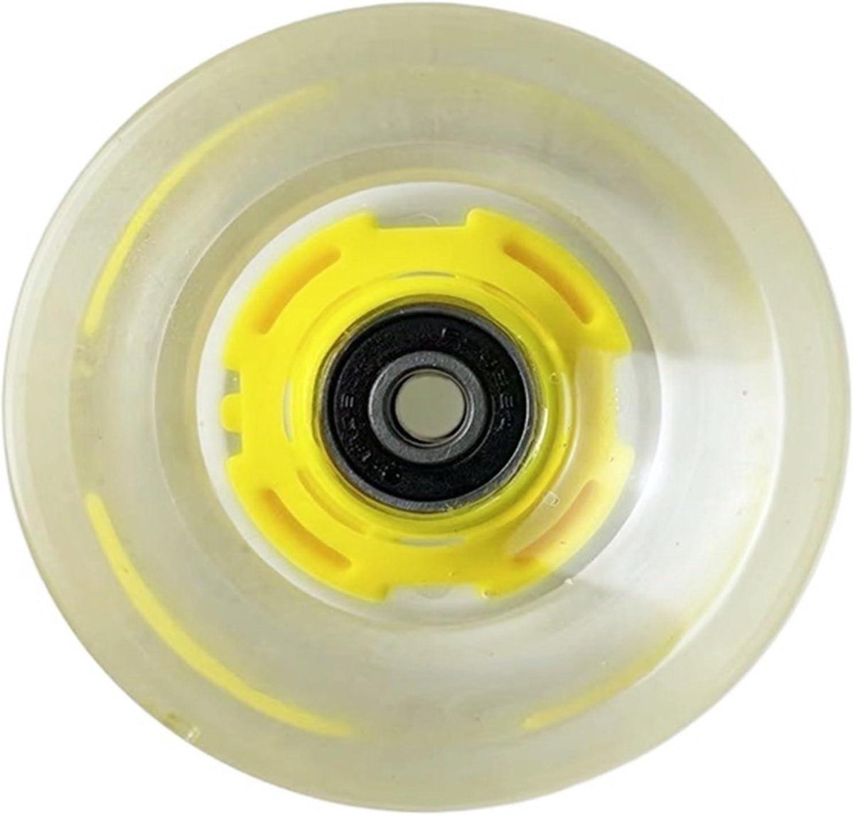 Skateboard Wielen - Longboard Wielen - Soepel Rijden - Lange Gebruikstijd - 70mm Diameter - Geel Skateonderdeel kopen online