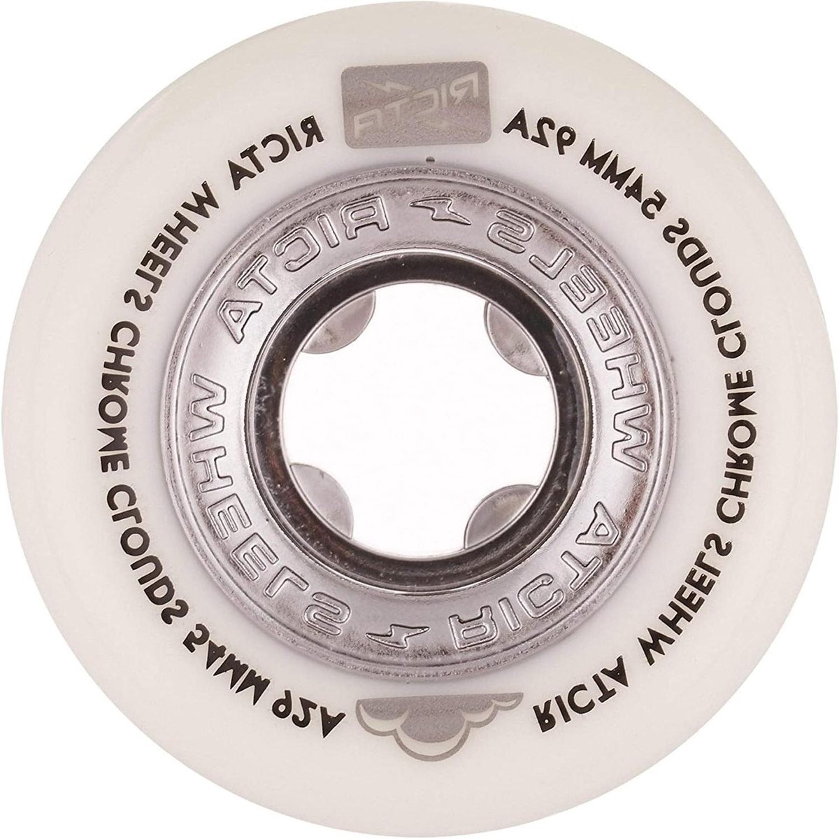 Skateboard Wielen - Onderdelen Set - Soepel Rijden - Hoge Flatspot Weerstand - 54mm 92a - Zwart Skateonderdeel kopen online