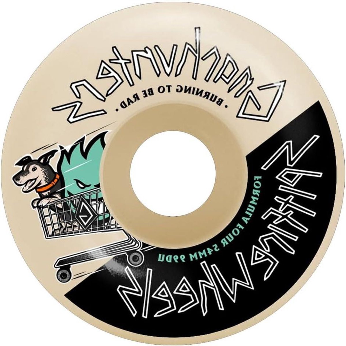 Skateboard Wielen - Outdoor Wielen - Skateboarden - Hoge Snelheid Controle - 54mm 99A - Wit Skateonderdeel kopen online