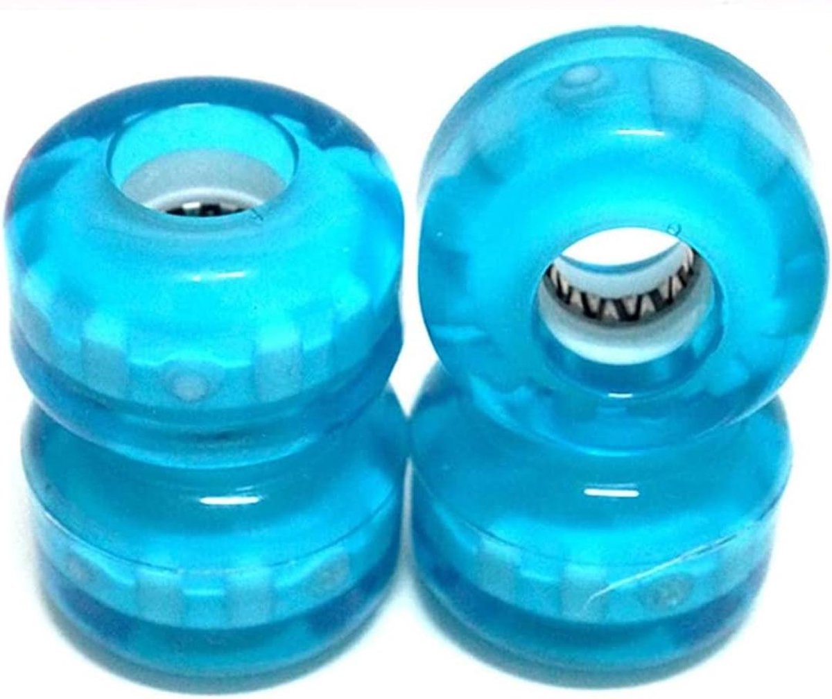 skateboard wielen outdoor wielen street skaten glow in the dark 54mm diameter blauw