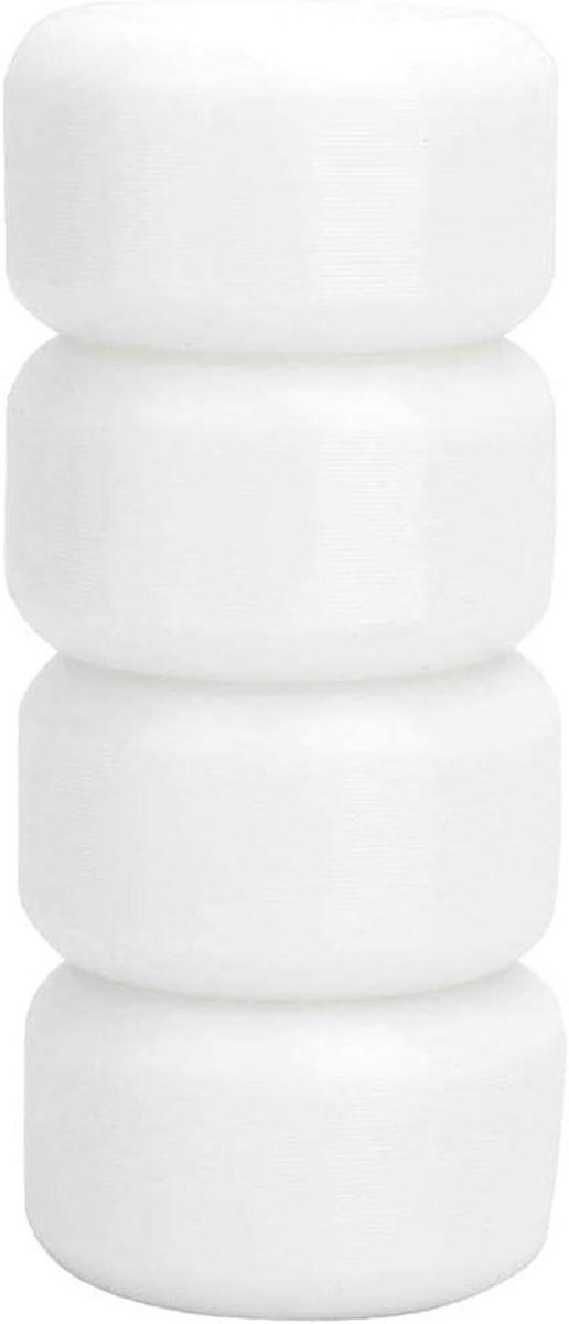 skateboard wielen pu wielen skateboarden hoge slijtvastheid 4 stuks 52mm wit
