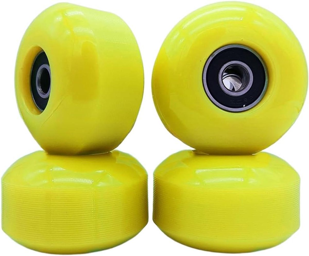 Skateboard Wielen Set - PU Wielen - Skateboarden - ABEC-9 Lagers - 52 x 32 mm 95A - Meerdere Kleuren Skateonderdeel kopen online