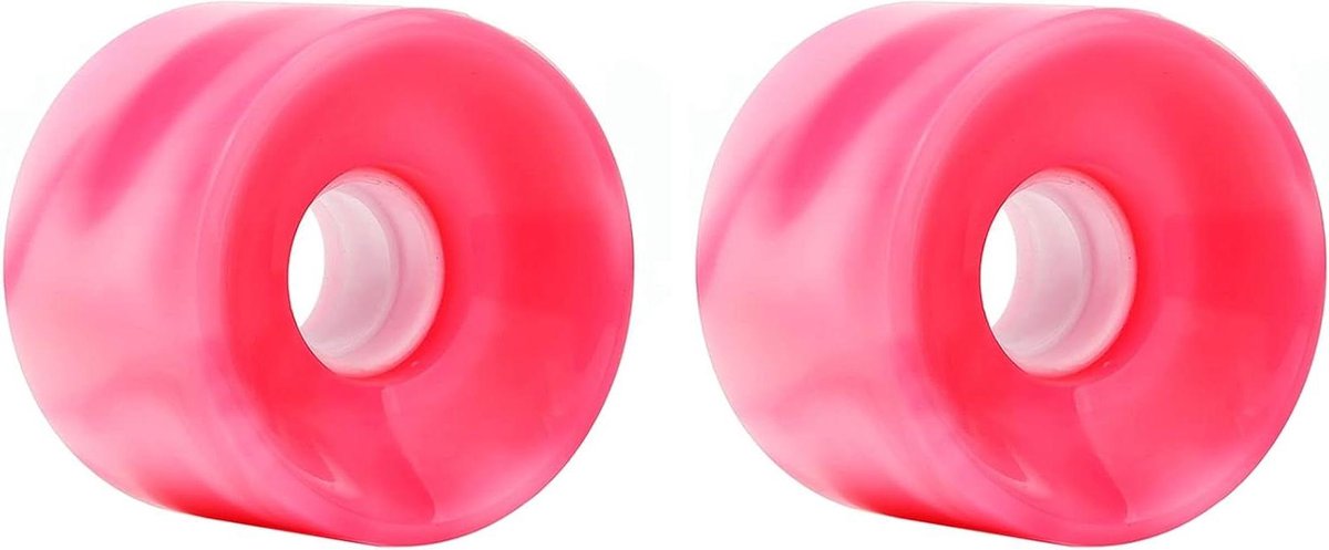 skateboard wielen set surf skate wielen outdoor cruisen veerkrachtig pu materiaal 65x45mm roze wit