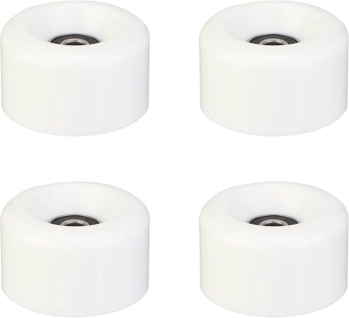 Skateboard Wielen Set - Vervangende Wielen - Skaten en Rollen - Hoge Elasticiteit - 5.8 cm - Roze Skateonderdeel kopen online