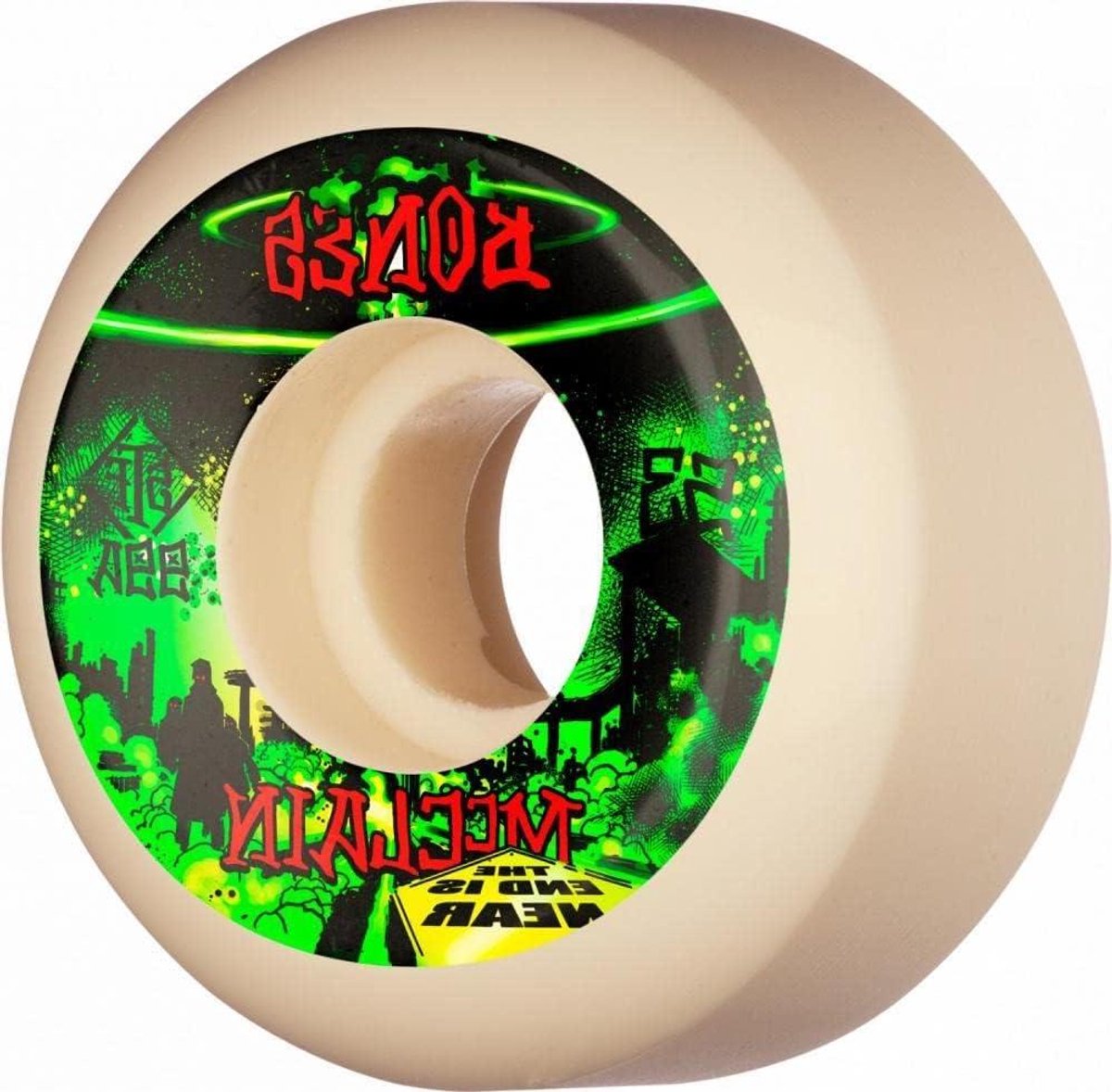 Skateboard Wielen - Street Wielen - Skateboarden - STF Urethaan Formule - 53 mm - Wit Skateonderdeel kopen online