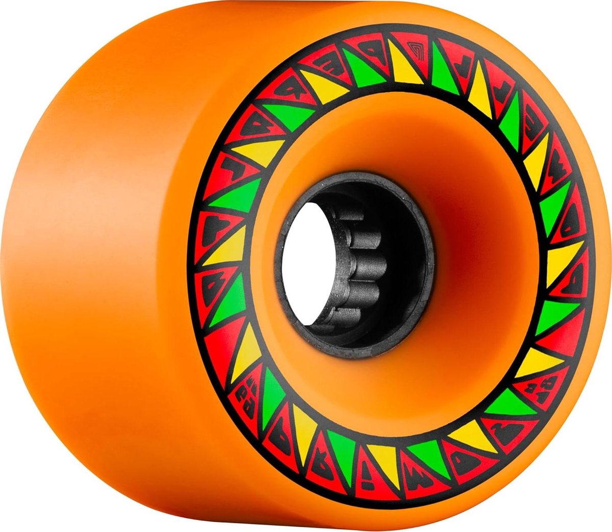 Skateboard Wielen - Zachte Wielen - Cruisen en Freeriden - Extra Urethaan Diepte - 69 mm Diameter - Oranje Skateonderdeel kopen online