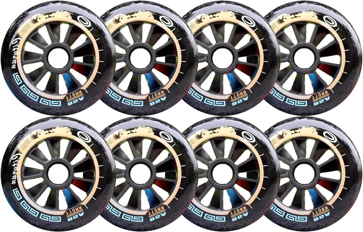 Skeeler Wielen - Vervangende Wieltjes - Soepel Skaten - Duurzaam PU Materiaal - 90mm 100mm 110mm - Zwart Skateonderdeel kopen online
