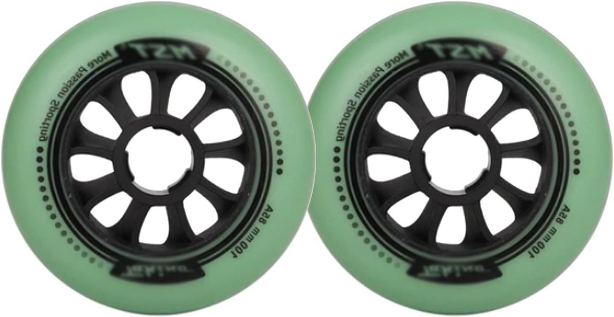 Skeelerwielen Set - Vervangende Wielen - Soepel Skaten - Duurzaam PU Materiaal - 4 Wielen 90mm - Zwart Skateonderdeel kopen online