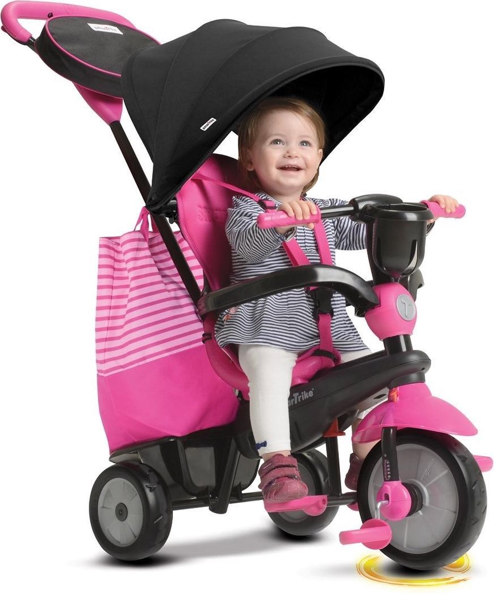 Smartrike Swing DLX  4-in-1 Driewieler - Driewieler - Meisjes - Roze - Driewieler kopen online