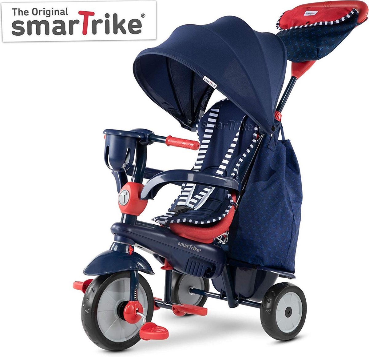 SmarTrike Swirl™ - Blauw Rood - Driewieler met Duwstang 4in1 Driewieler kopen online