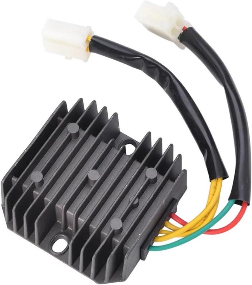 Spanningsregelaar Gelijkrichter - Motor Lader - Motor Elektronica - Stabiel Uitgangsvermogen - 5 Draden - Zwart Loopmotor kopen online