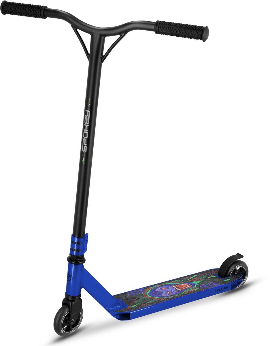 Spokey APE Stuntstep - Zwart - SCS compressie - ABEC-9 - aluminium en staal Step kopen online