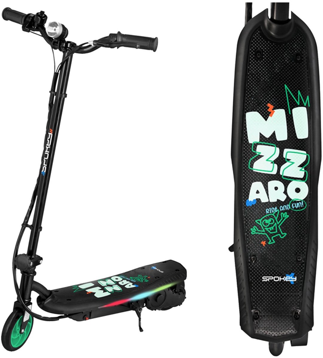 spokey mizzaro elektrische kinderstep 12 km u inklapbaar 8 tot 9 km 11 kg tot 50 kg