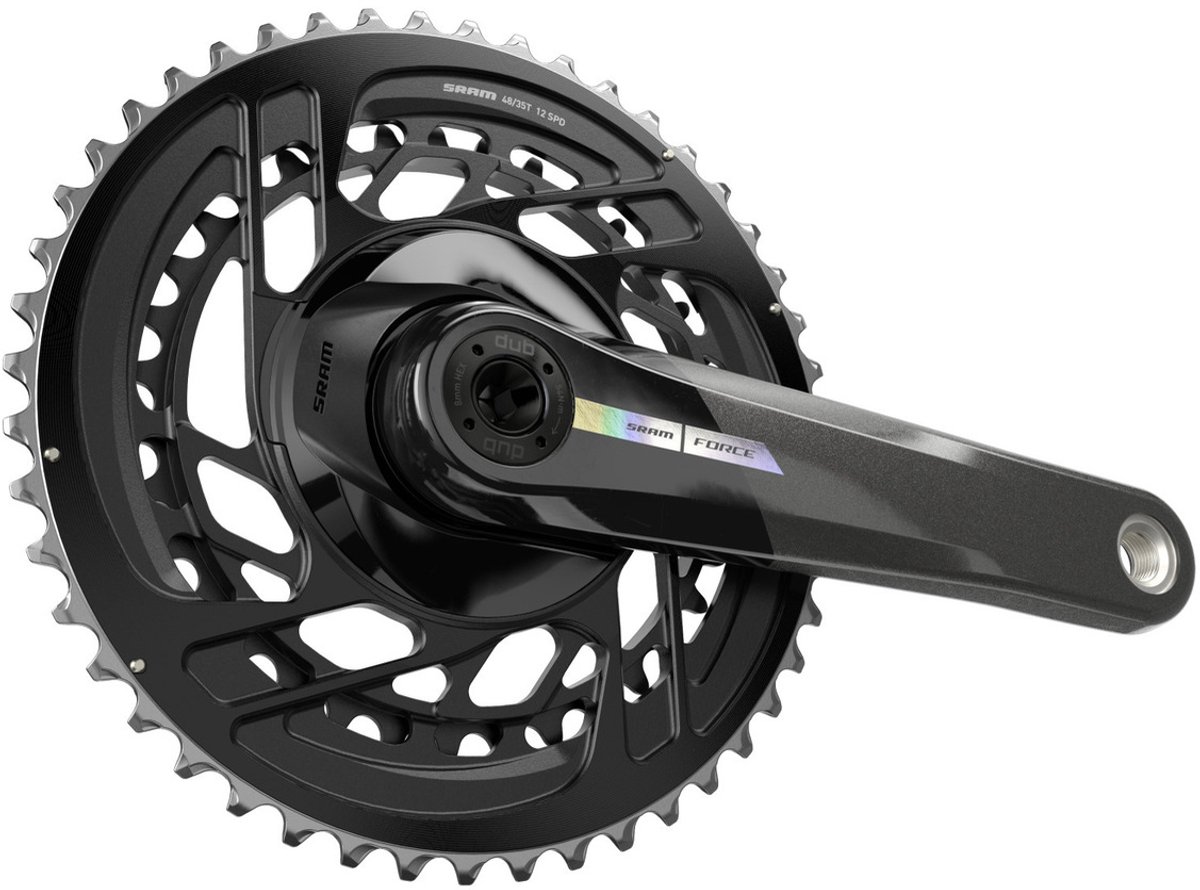 sram force d2 dub iridescent direct mount crankstel zilver 170 mm 48 35t