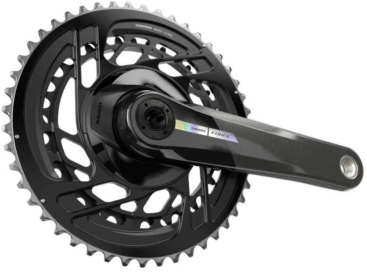sram force d2 dub iridescent direct mount crankstel zilver 172 5 mm 50 37t