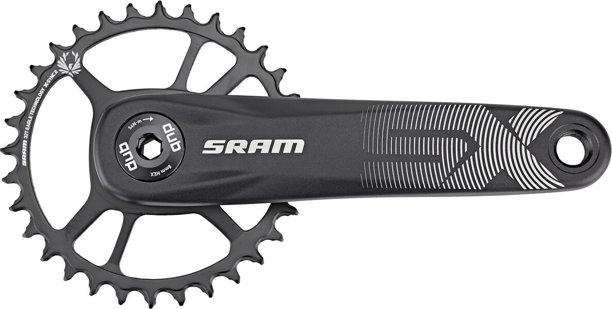 sram sx eagle boost dub direct mount crankstel zwart 170 mm 32t