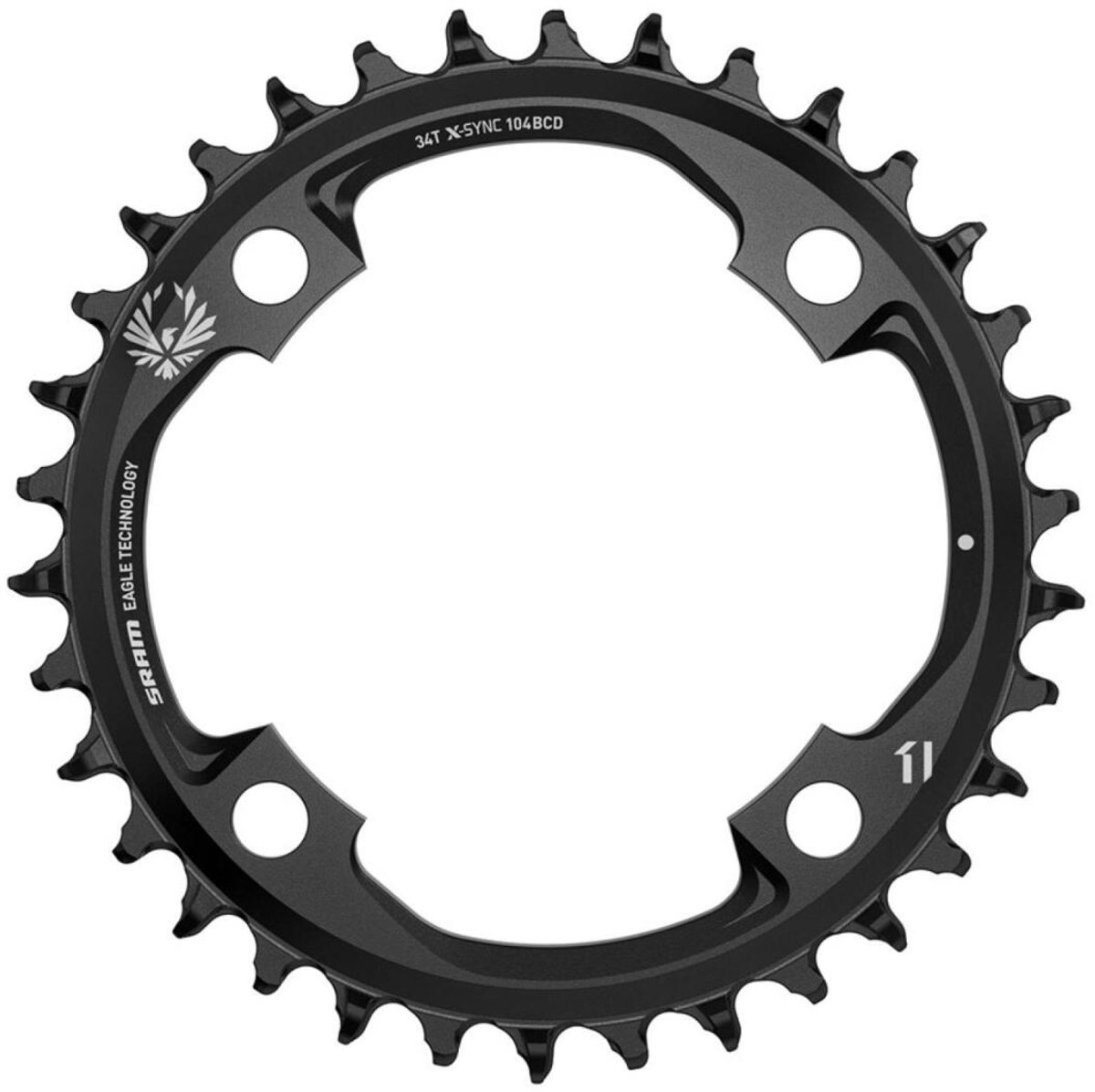 Sram X-sync Eagle 104 Bcd Kettingblad Zwart 38t Fiets kopen online