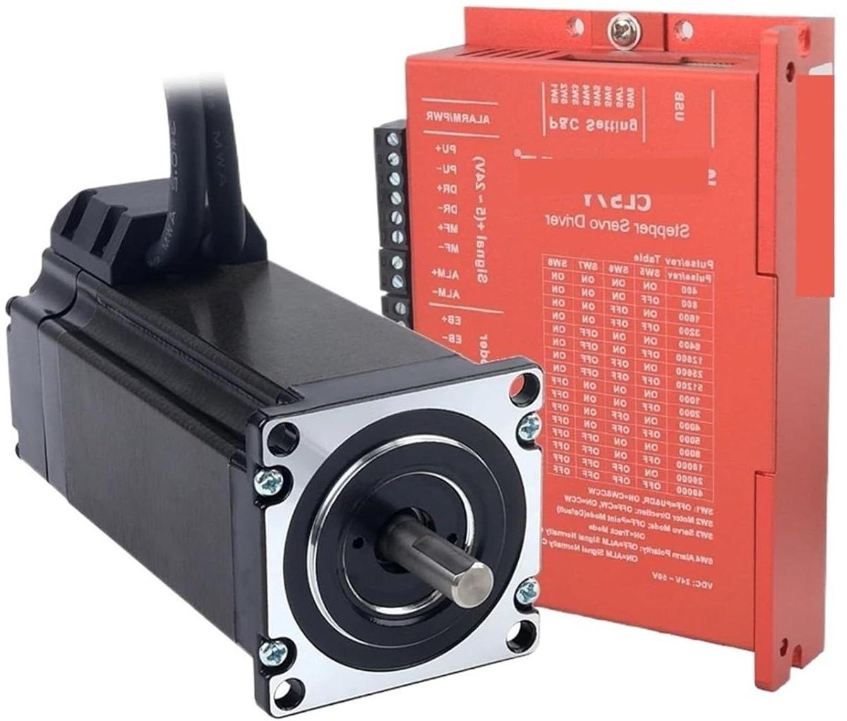 Stappenmotor Kit - Gesloten Lus Motor - Precisie Beweging - Zelfvergrendelende Positie - 3Nm Koppel - Zwart Loopmotor kopen online
