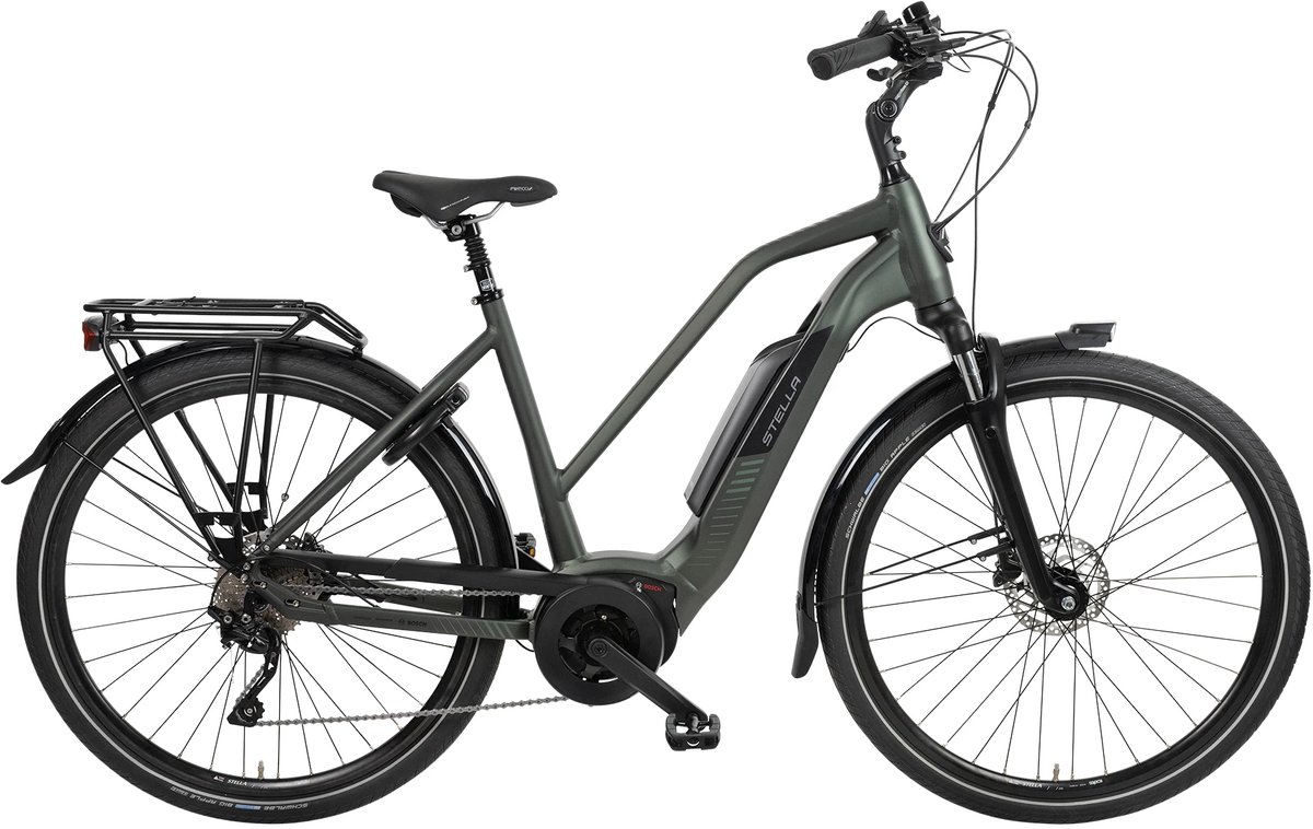 stella morena premium mdb elektrische fiets dark green
