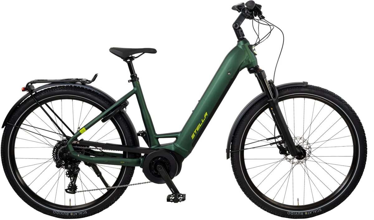 stella tierra premium elektrische fiets green matt m