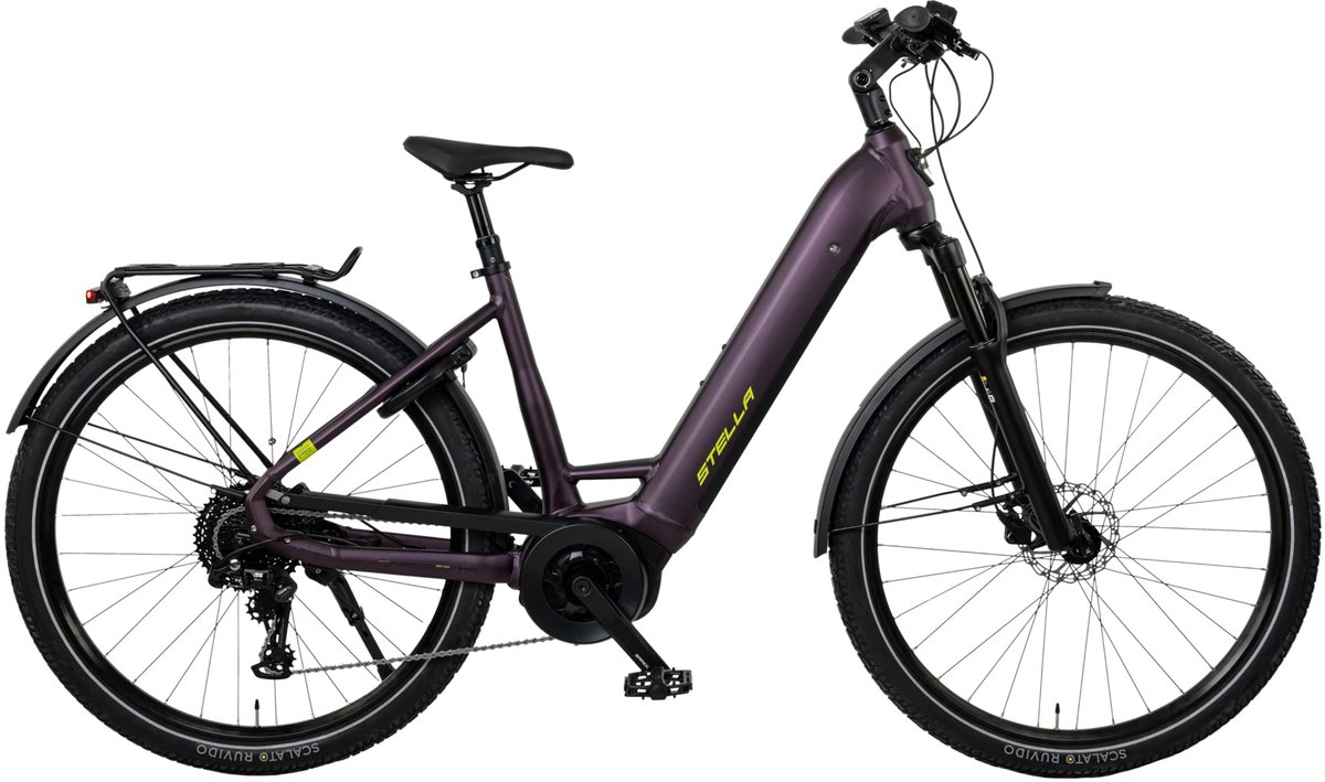 stella tierra premium elektrische fiets violet matt