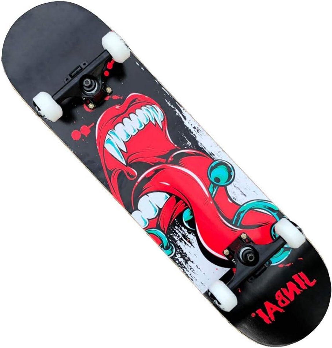 Stunt Skateboard - Street Board - Straat Tricks - Dubbele Kick - 80x20cm - D Skateonderdeel kopen online