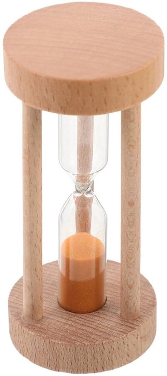 Supvox Pelmets 3 Minuten Kleine Houten Zandloper Feestdecoratie Kinderen Hoofdecoratie (Oranje Zand) Skateonderdeel kopen online