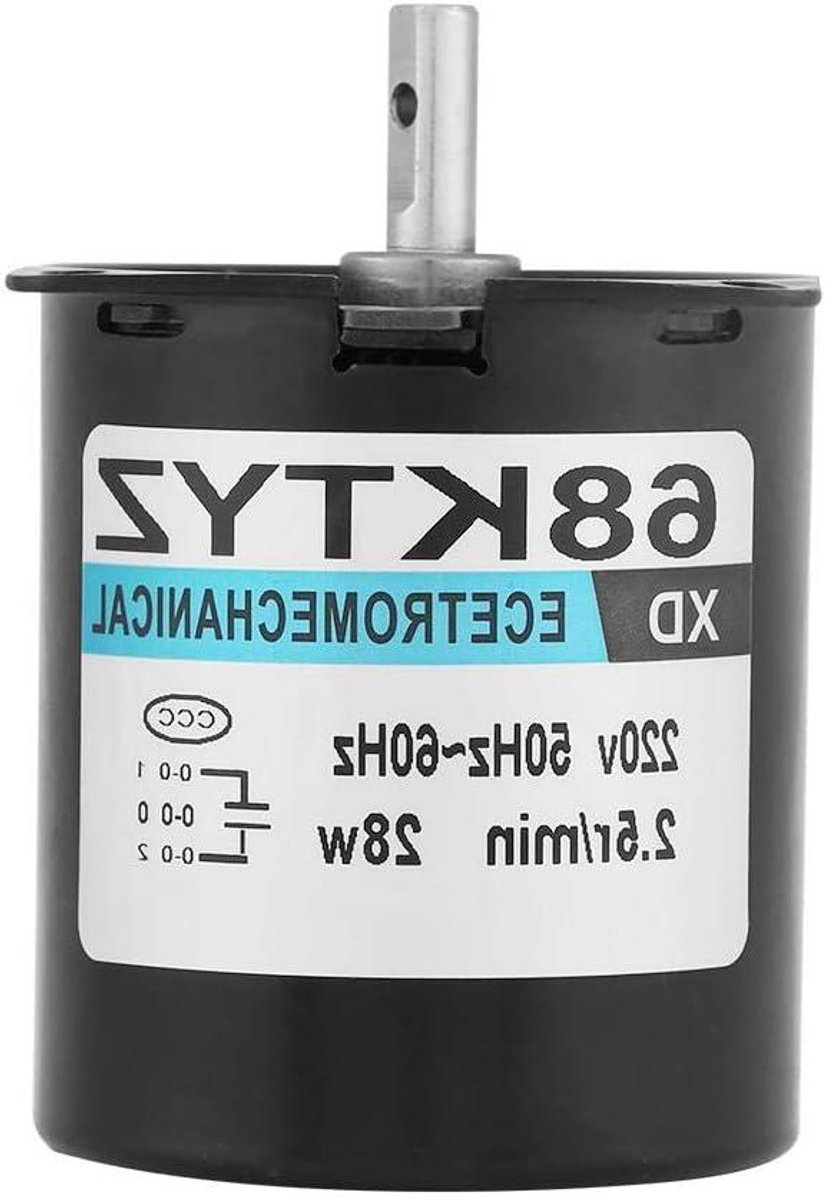 synchrone motor permanent magneet motor doe het zelf projecten met metalen tandwiel 25 rpm metaal