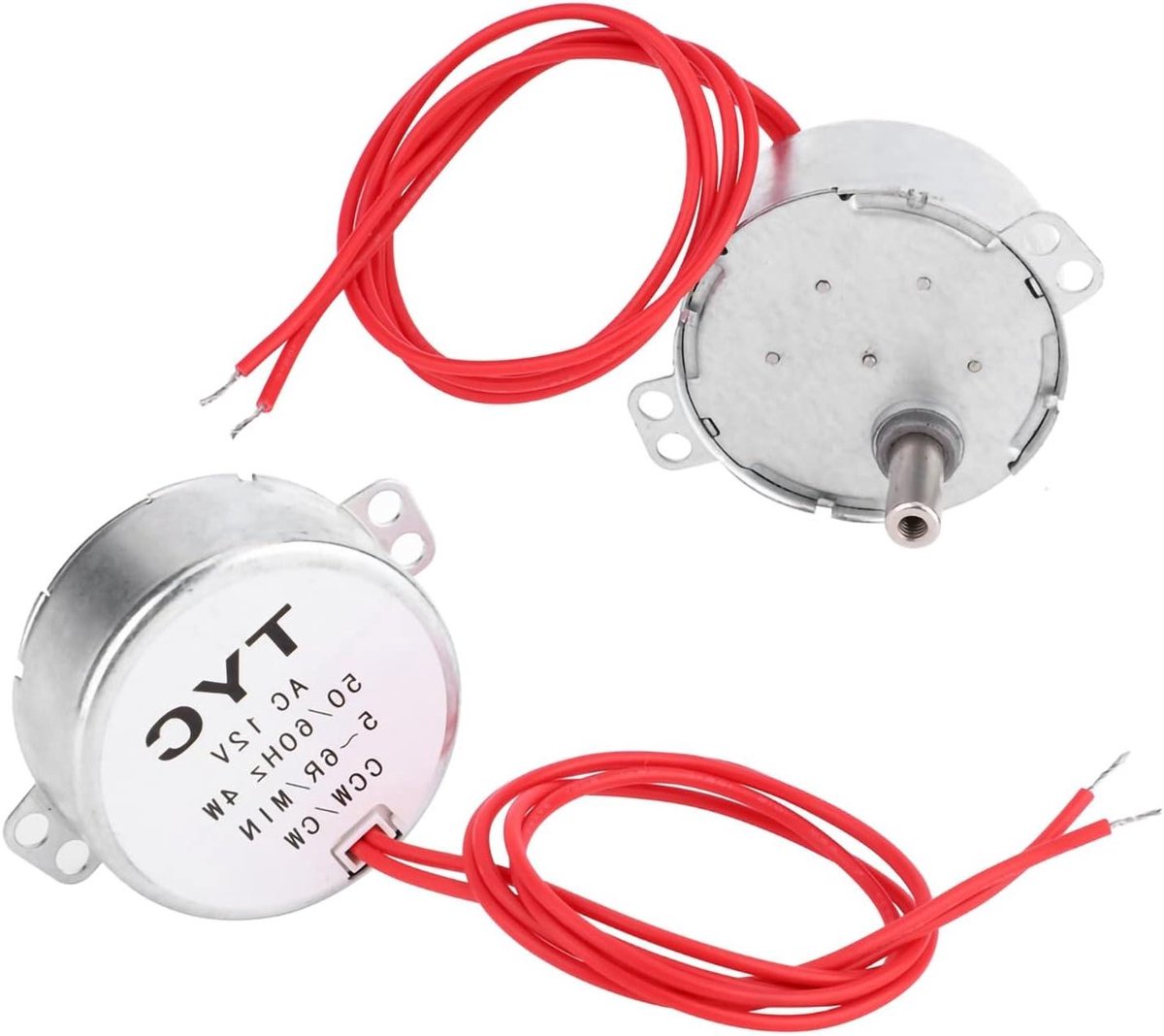 Synchroonmotor - Wisselstroom motor - Modelbouw projecten - Omkeerbare rotatie - 12V 4W - Zilverkleurig Loopmotor kopen online