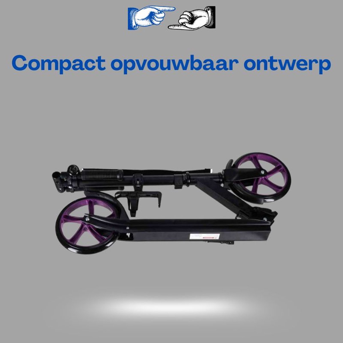 Trike Fix Opvouwbare Step Paars – City Scooter Met 200MM Wielen En ABEC 7 Lagers Verstelbaar Stuur Aluminium Deck Kinderstep Volwassenen Step Tot 100 KG Voor Stad En School Met Ebook Step kopen online