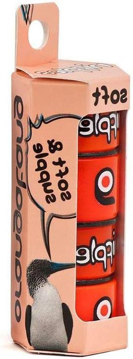 Truck Bushings - Longboard Onderdelen - Carven Pomp Dansen - Hoge Rebound Urethaan - Set van 4 - Oranje Zacht Skateonderdeel kopen online