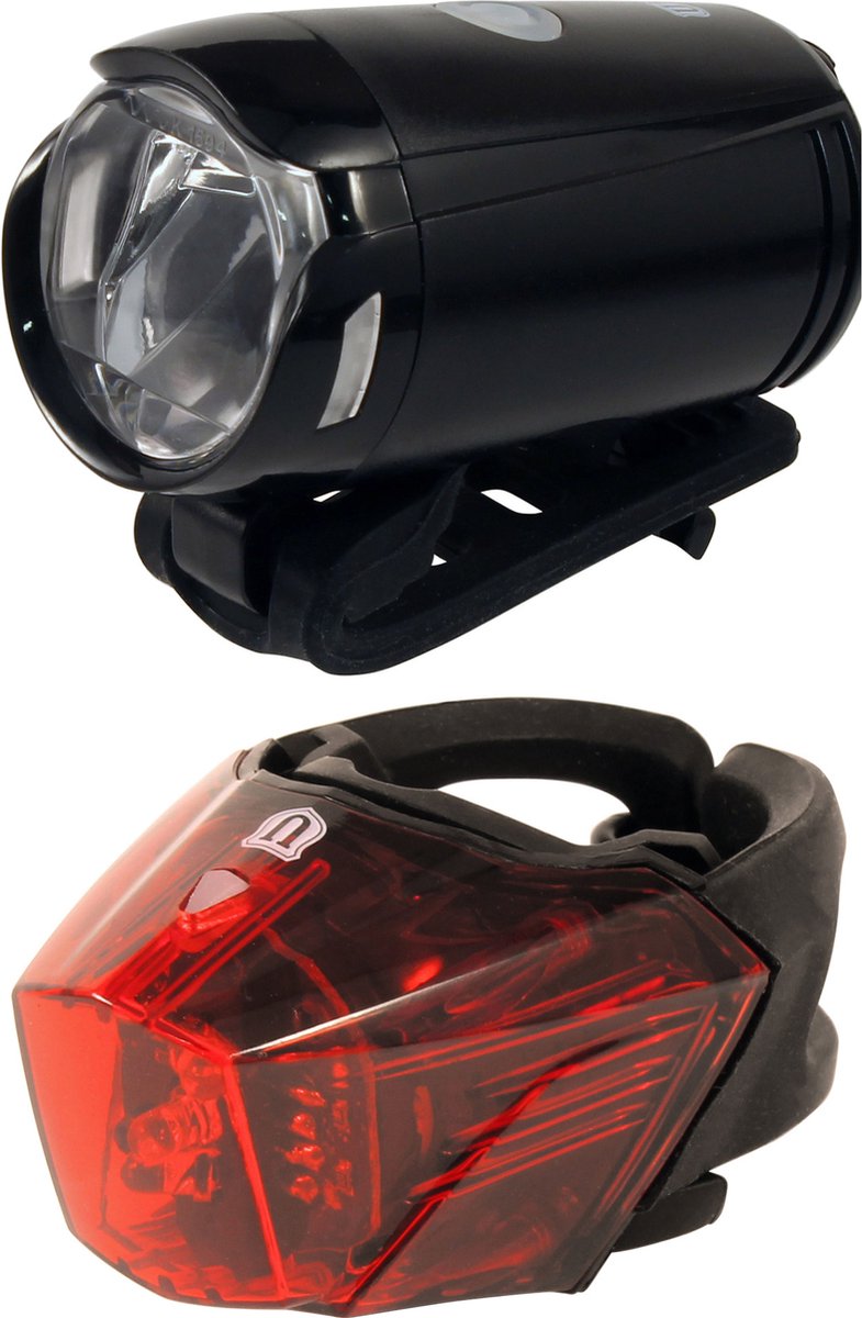 Union fietsverlichting set USB – UN200 + UN210 – oplaadbaar LED voor- en achterlicht – StVZO goedgekeurd – 25 LUX – incl. kabel Fiets kopen online