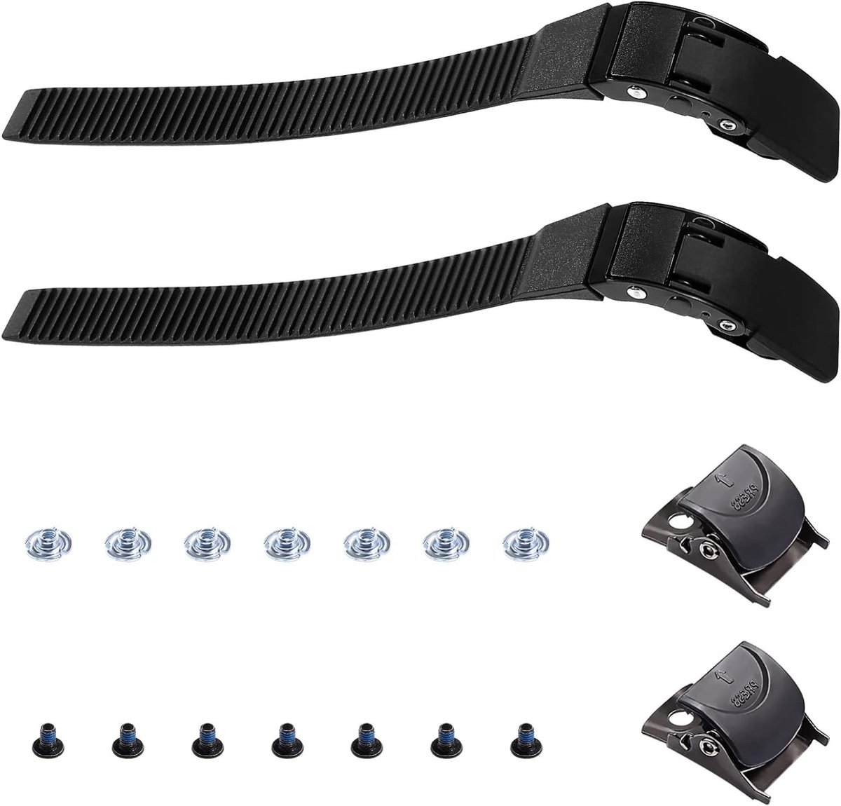Verstelbare Skate Schoenen Straps, Universele Roller Skate Vervangingen, Inclusief Schroeven en Sloten, Set van 2 voor Inline Skates en Rollers Skateonderdeel kopen online