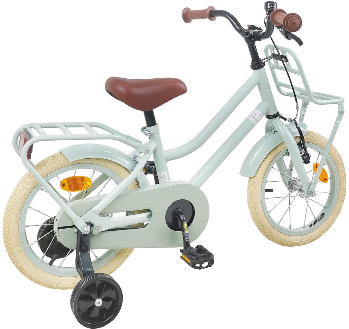 vidaXL - Kinderfiets - 12 - Inch - voor - 2-4 - jaar - oud - Lichtgroen Fiets kopen online