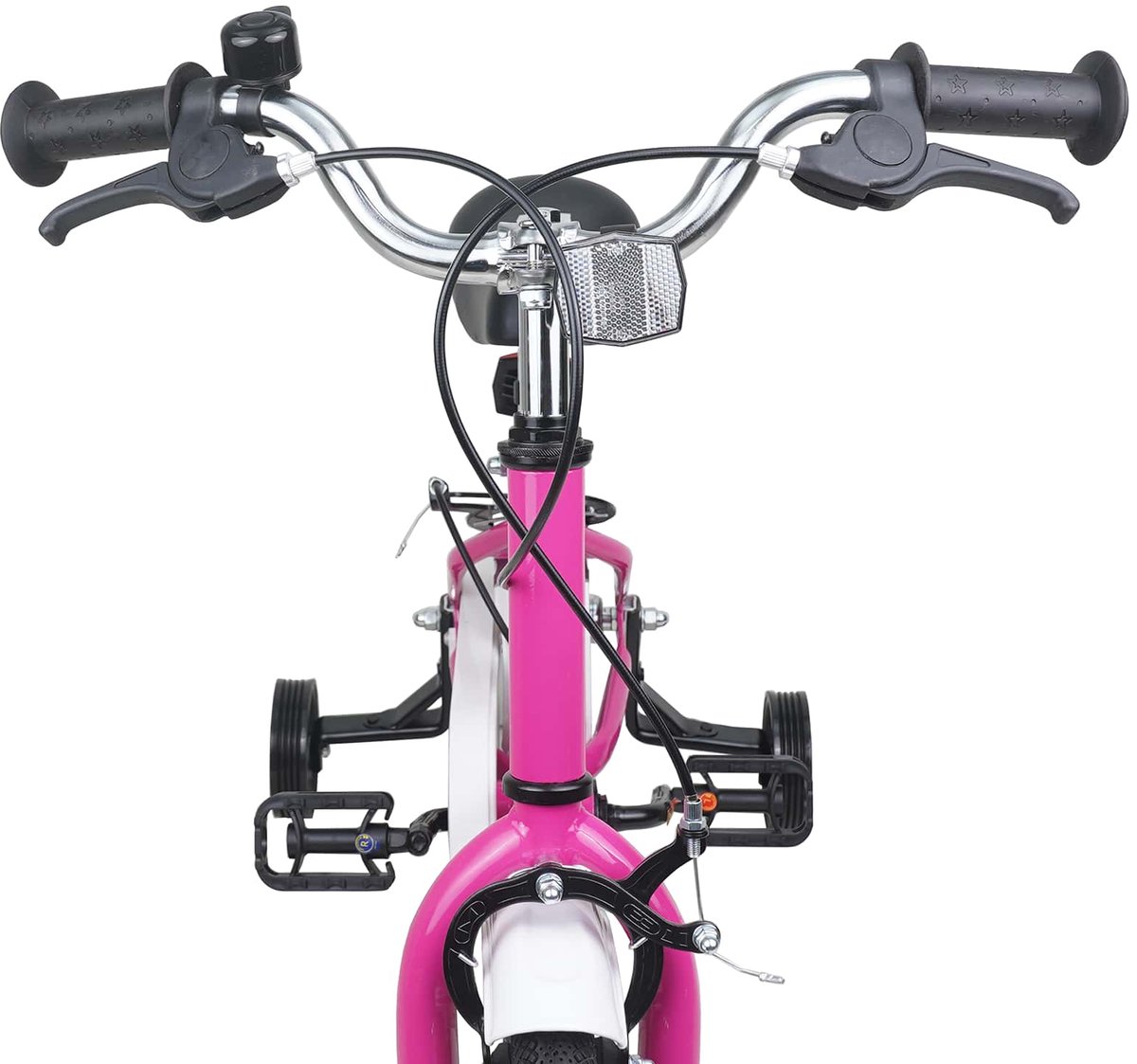 vidaXL - Kinderfiets - 16 - Inch - voor - 4-6 - jaar - oud - Roze - Wit Fiets kopen online