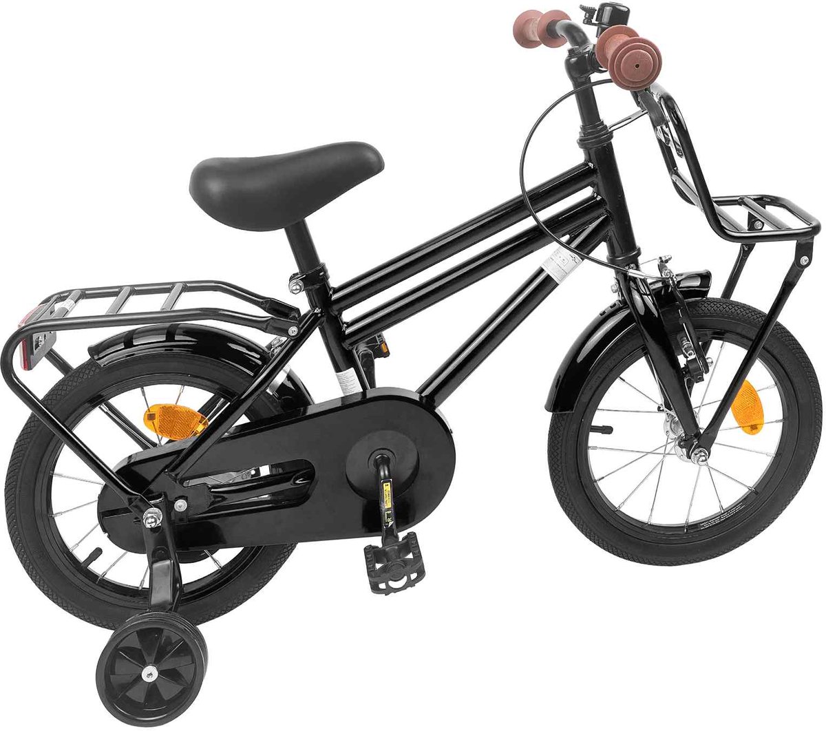 vidaxl kinderfiets 16 inch voor 4 6 jaar oud zwart