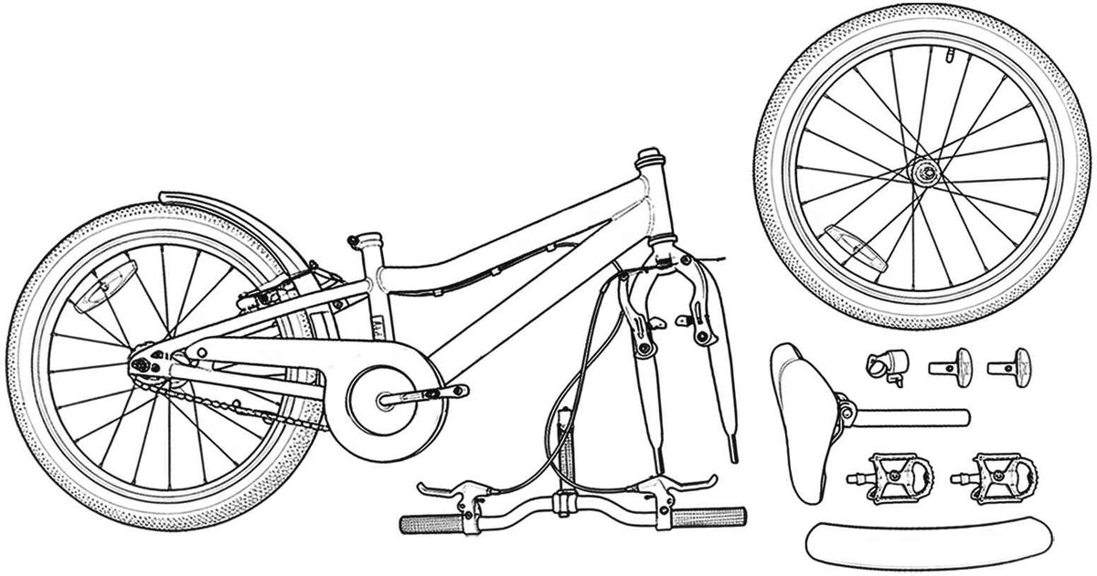 vidaXL - Kinderfiets - 20 - Inch - voor - 6-11 - jaar - oud - Roze - Wit Fiets kopen online