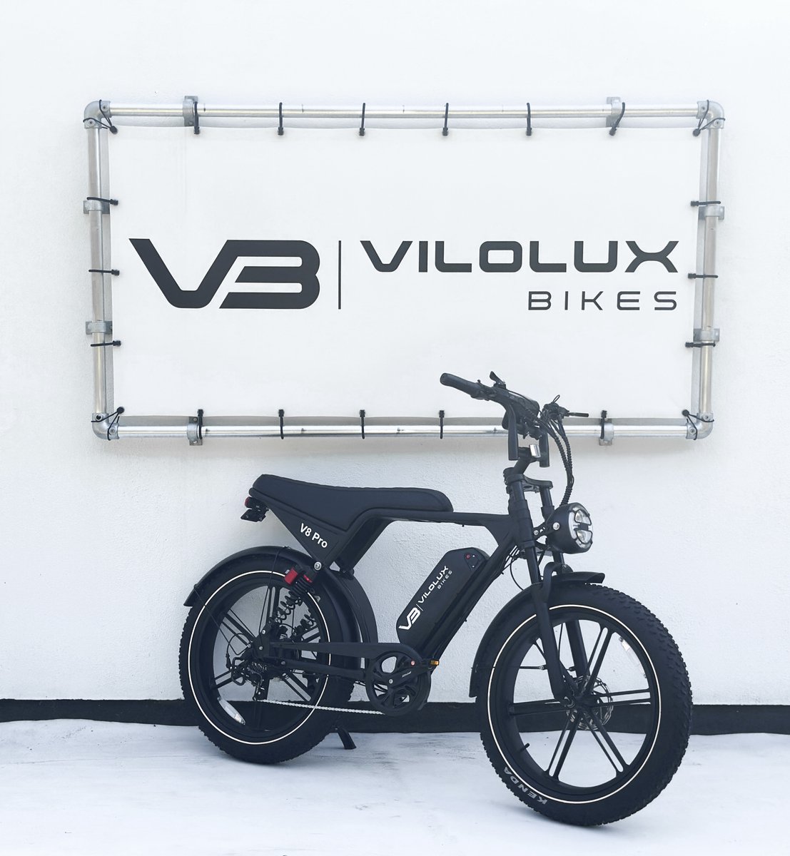 Vilolux® Fatbike C80 Pro 24 inch - Legaal - Rijklaar geleverd - NFC vergrendeling - Niet opvoerbare fatbikes - 2 Jaar garantie - Hydraulische remmen - Alarm - Zwart Fiets (elektrisch) kopen online