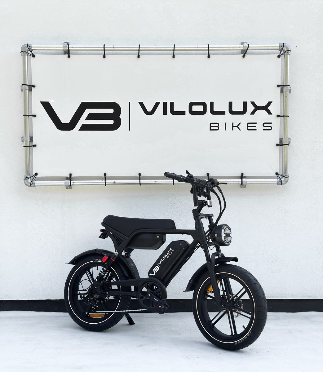 vilolux fatbike electrisch ultra dubbele accu zwart zadel legaal rijklaar niet opvoerbare fatbikes groot lcd display nfc vergrendeling 2 jaar garantie hydraulische remmen alarm city banden