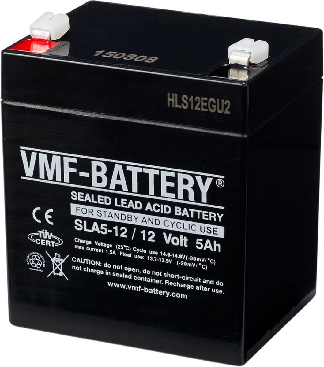 vmf agm accu standby en cyclic 12 v 5 ah sla5 12