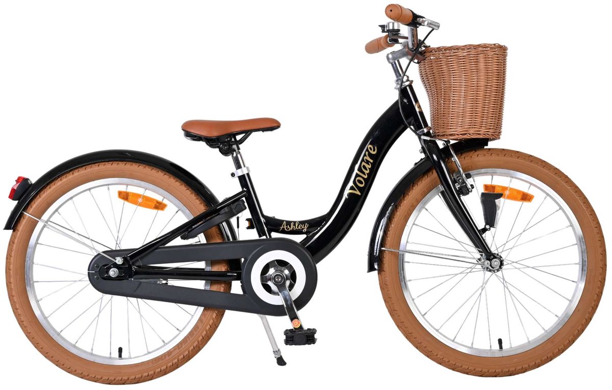 Volare Ashley Kinderfiets - Meisjes - 20 inch - Zwart Kinderfiets kopen online