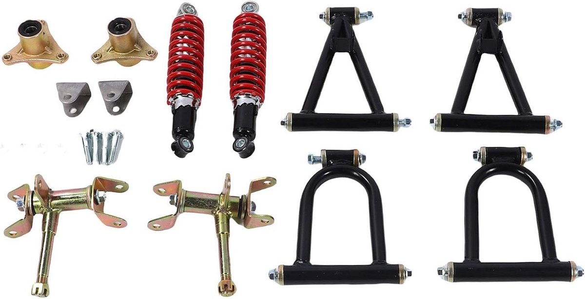 Voorwielophangingsset - Ophangingskit Swingarm - Comfortabel Rijden - Ultrasterke Metalen Constructie - 34 x 23 x 15 cm - Niet gespecificeerd Buitenspeelvoertuigaccessoire kopen online