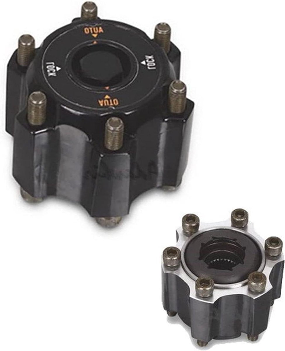 Vrije Wielafsluitingen - Locking Hubs - Offroad Rijden - Duurzaam Aluminium Ontwerp - 31 Splines - Zilver Buitenspeelvoertuigaccessoire kopen online