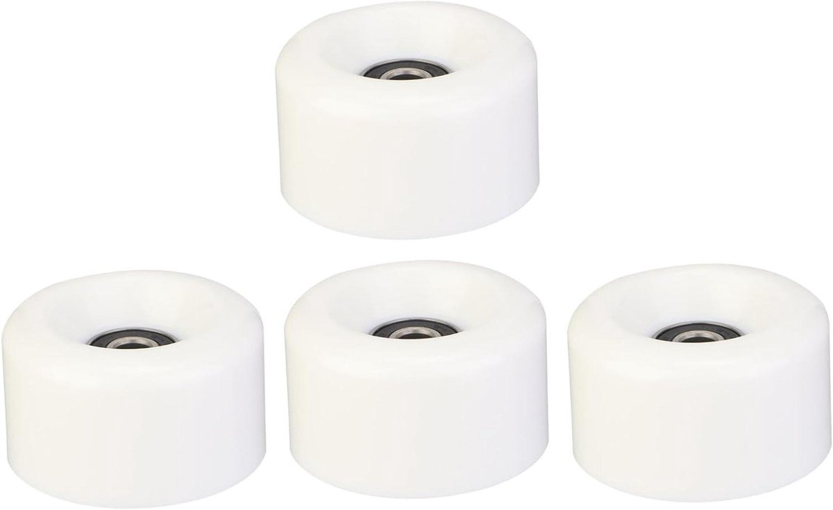 wiel set schoen wiel skaten buiten slijtvast pu materiaal 4 stuks zwart