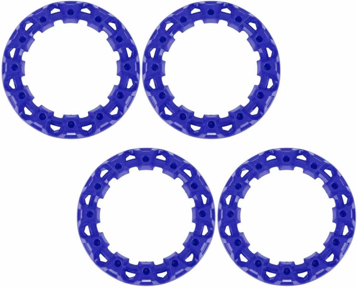 wielnaafafwerking atv wielbeschermer skelter voertuig decoratie stevig abs kunststof 10 inch blauw